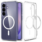Husă Spigen Ultra Hybrid MagSafe Galaxy S26 – Transparent / Alb – imagine 8