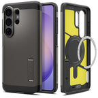 Husă Spigen Tough Armor MagSafe Galaxy S26 Ultra – Gunmetal (gri metalic) – imagine 11