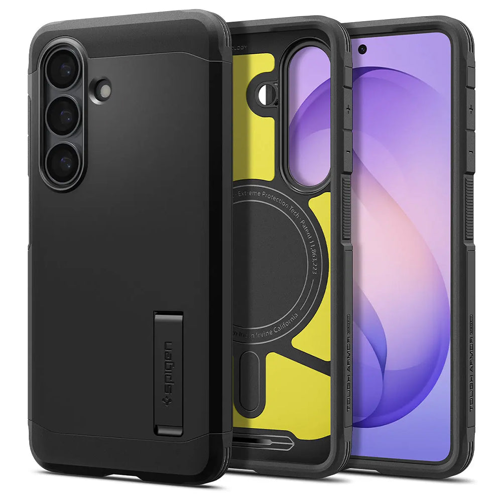 Husă Spigen Tough Armor MagSafe Galaxy S26 – Negru – imagine 1