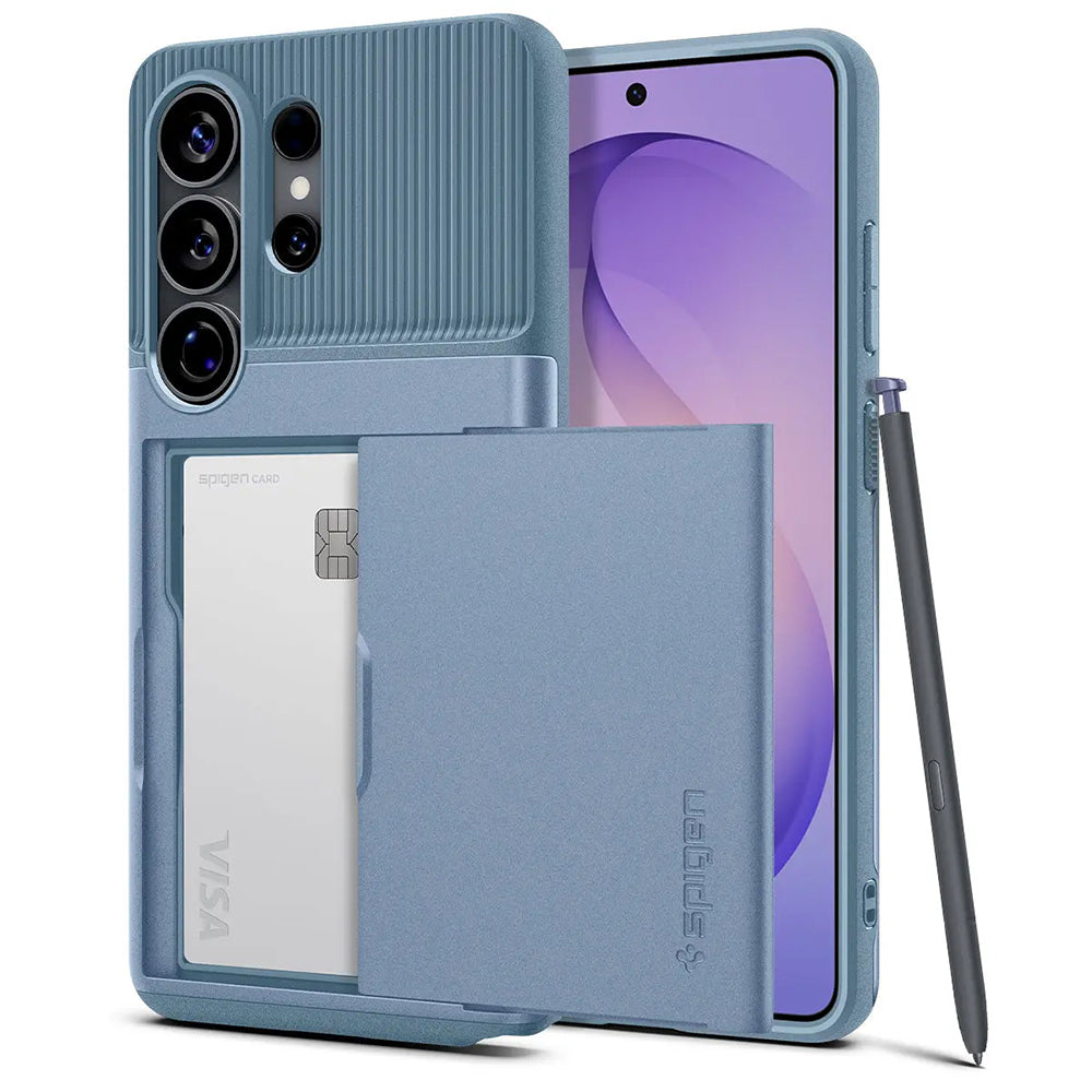 Husă Spigen Slim Armor CS Galaxy S26 Ultra – Albastru deschis – imagine 7