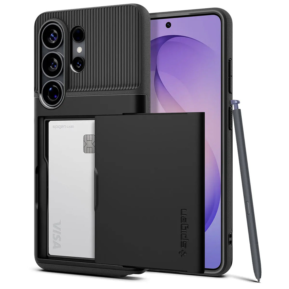 Husă Spigen Slim Armor CS Galaxy S26 Ultra – Negru – imagine 1