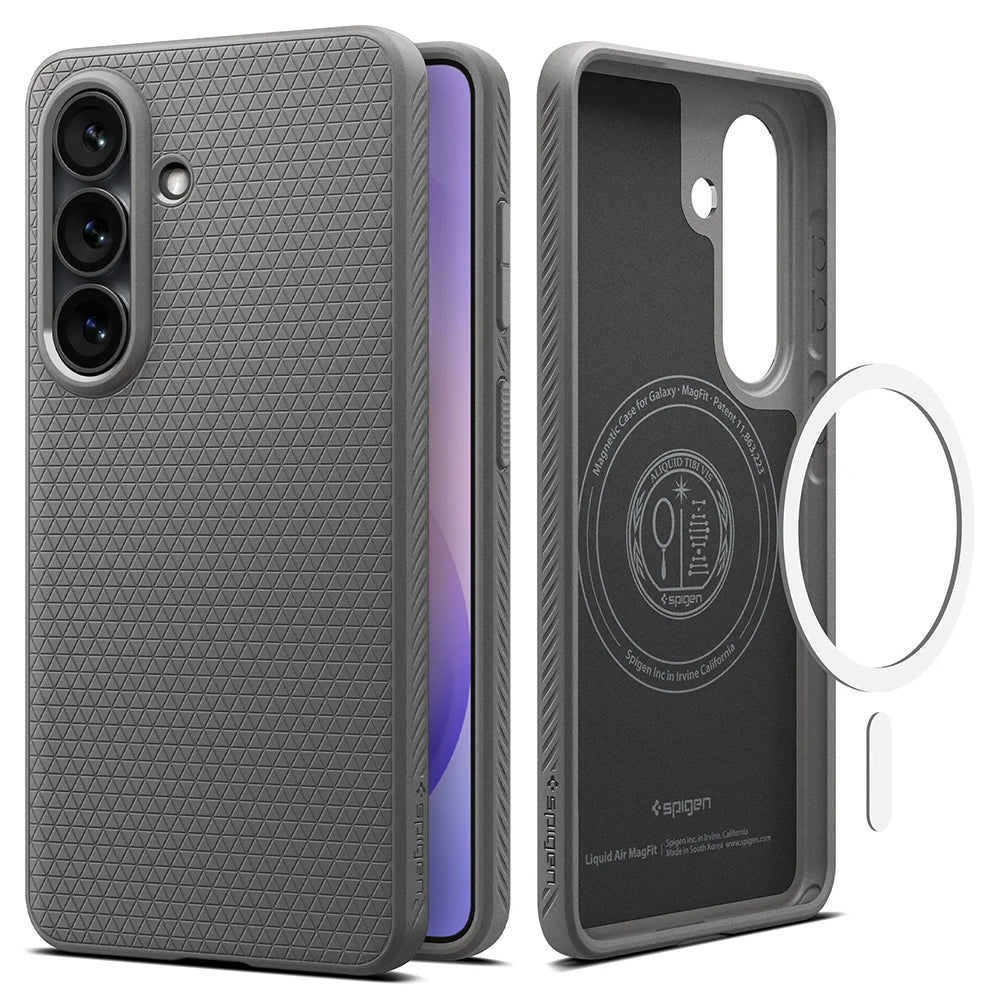 Husă Spigen Liquid Air MagSafe Galaxy S26+ – Marble Grey (gri) – imagine 11