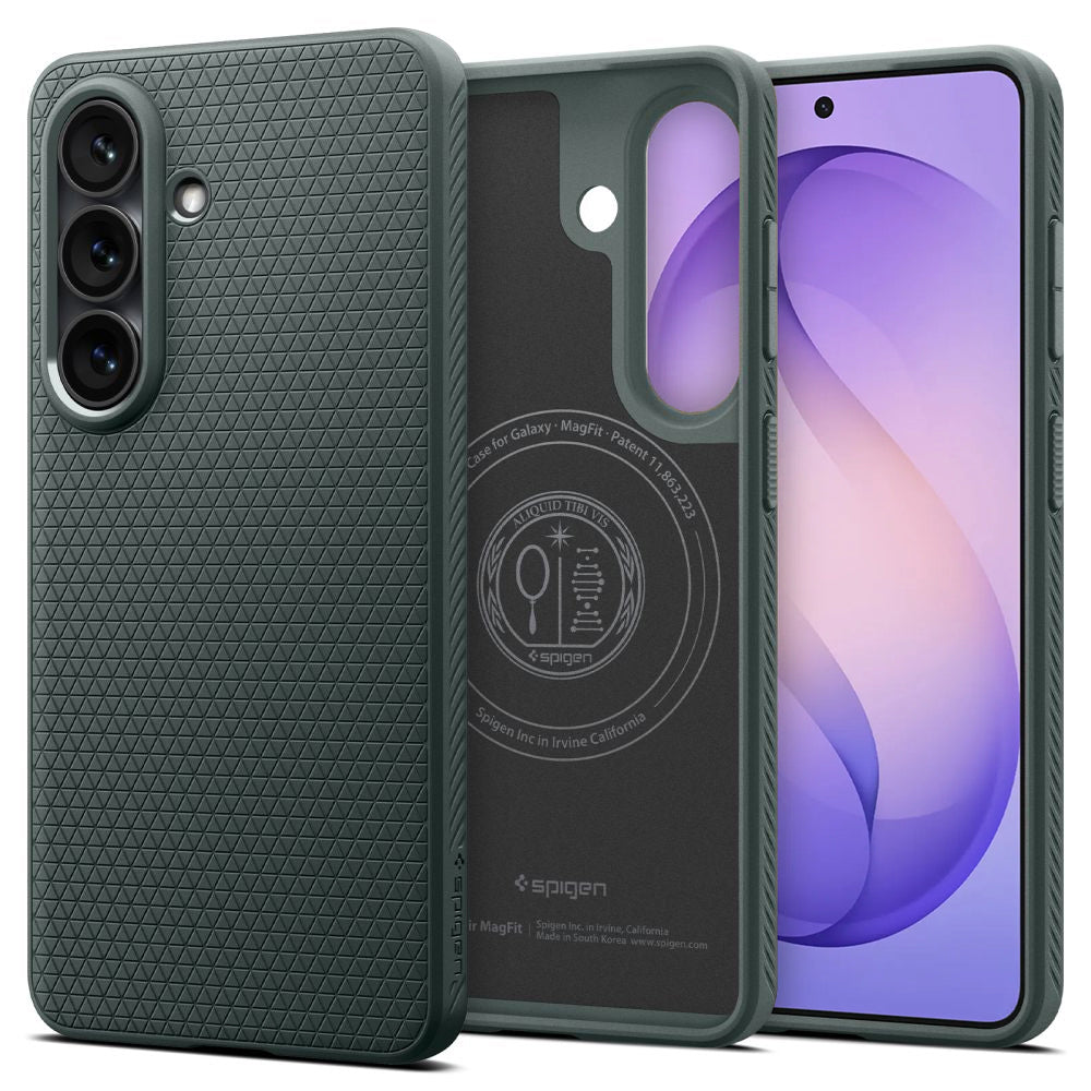 Husă Spigen Liquid Air MagSafe Galaxy S26+ – Abyss Green (verde) – imagine 7