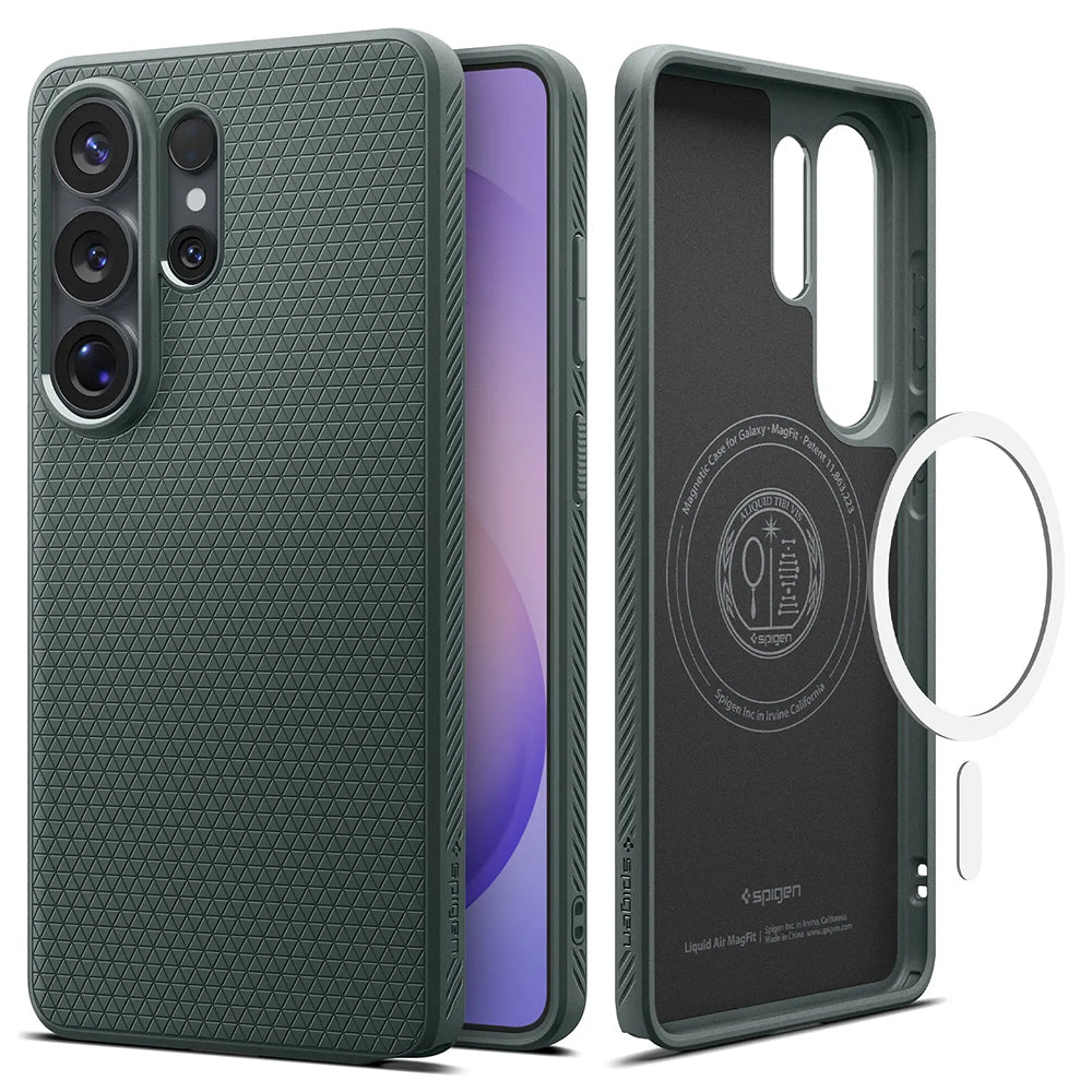 Husă Spigen Liquid Air MagSafe Galaxy S26 Ultra – Abyss Green (verde) – imagine 8