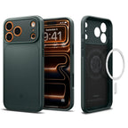 Husă Spigen Thin Fit MagSafe iPhone 17 Pro Max – Abyss Green (verde) – imagine 7