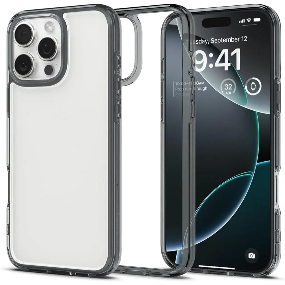 Husă Spigen Ultra Hybrid iPhone 16 Pro Max – Space Crystal (fumuriu) – imagine 11