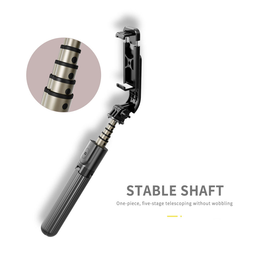 Selfie stick cu trepied și telecomandă Bluetooth, 83 cm – Techsuit L03 – imagine 2