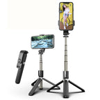 Selfie stick cu trepied și telecomandă Bluetooth, 83 cm – Techsuit L03 – imagine 1