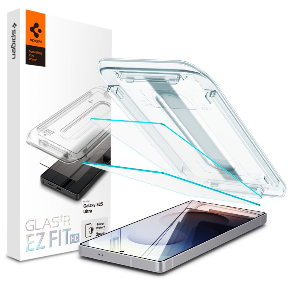 Folie de sticlă Spigen Glas.tR EZ Fit HD pentru Samsung Galaxy S25 Ultra – imagine 1