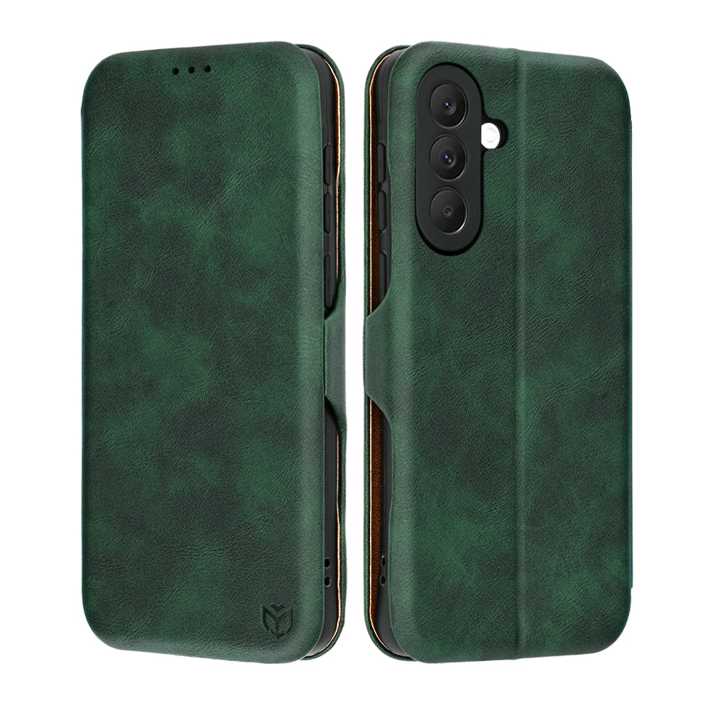 Husă flip Techsuit Safe Wallet Plus Galaxy A57 5G – Verde – imagine 5