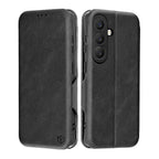 Husă flip Techsuit Safe Wallet Plus Galaxy S26 – Negru – imagine 1