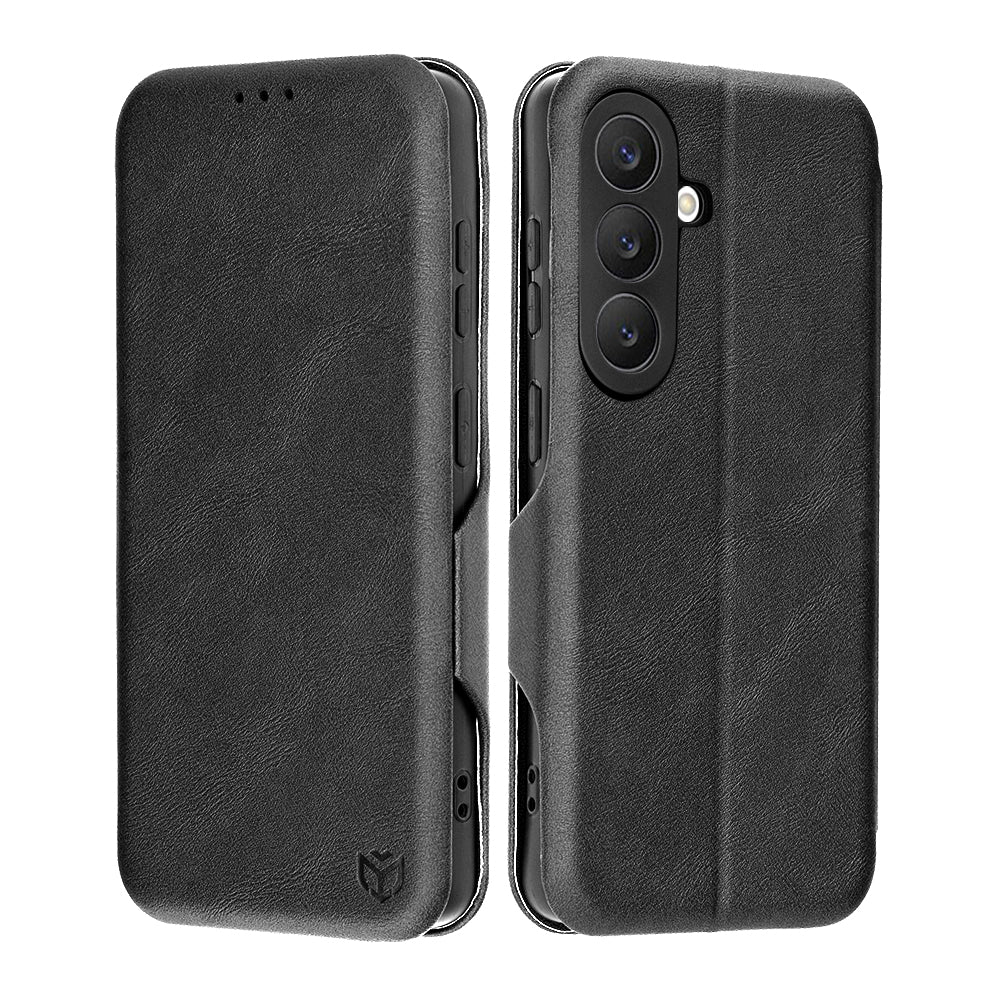 Husă flip Techsuit Safe Wallet Plus Galaxy S26 – Negru – imagine 1