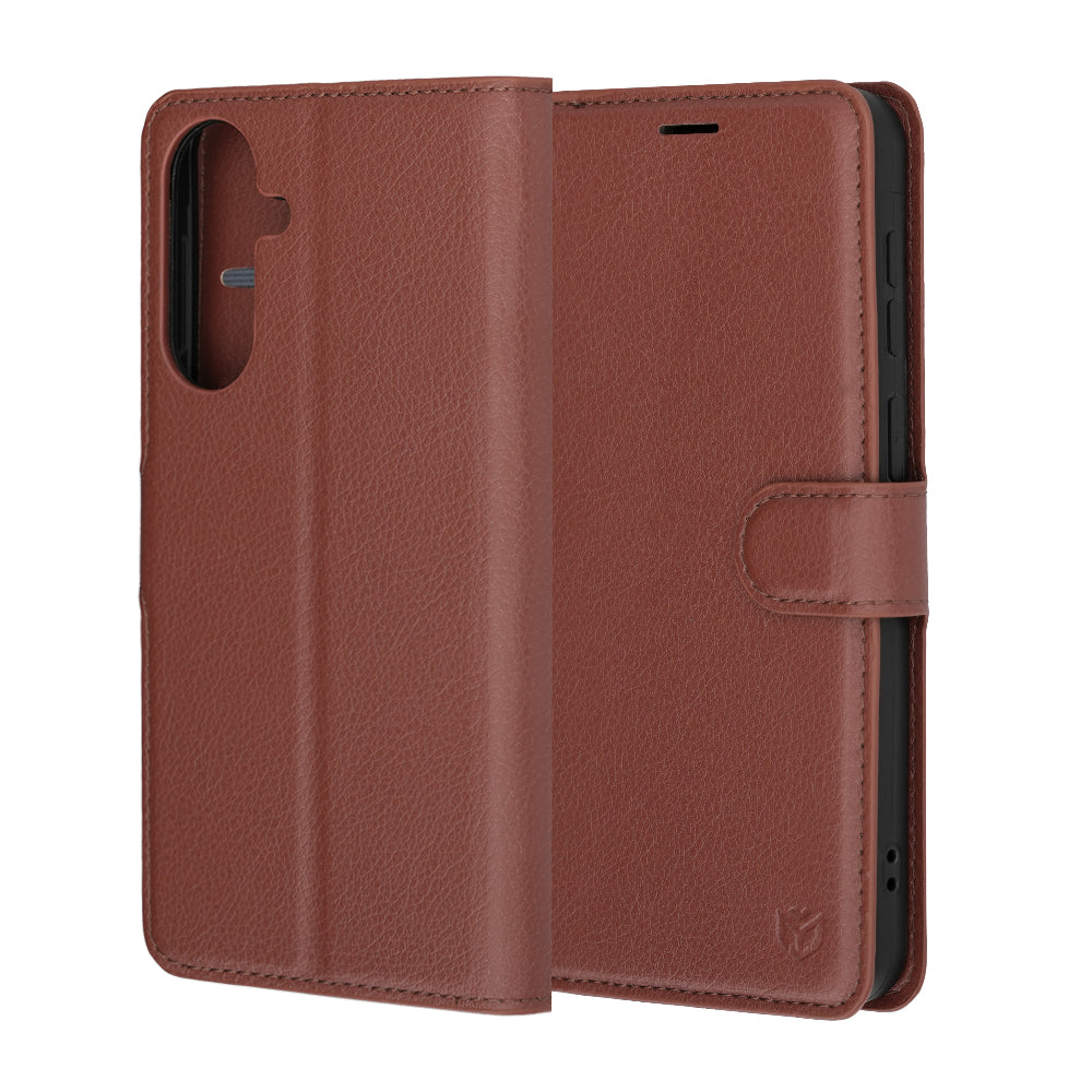 Husă portofel Techsuit Leather Folio Galaxy A37 5G / A36 5G – Maro – imagine 6