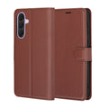 Husă portofel Techsuit Leather Folio Galaxy A37 5G / A36 5G – Maro – imagine 1
