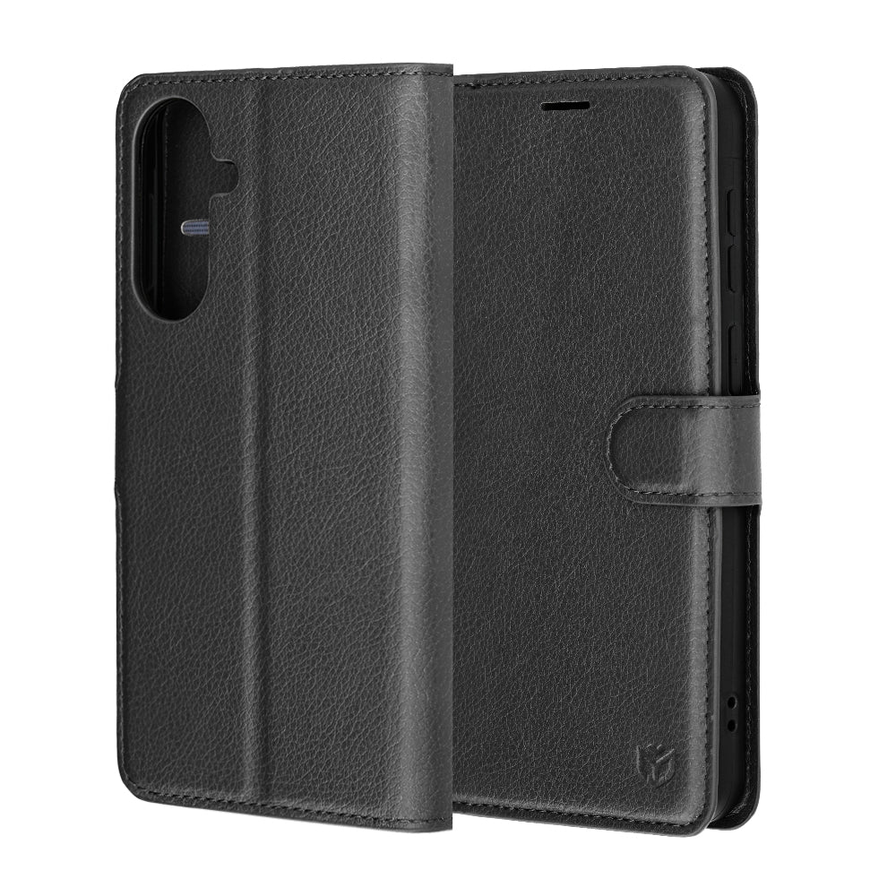 Husă portofel Techsuit Leather Folio Galaxy A57 5G – Negru – imagine 6