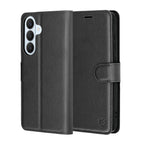 Husă portofel Techsuit Leather Folio Galaxy S26 – Negru – imagine 5