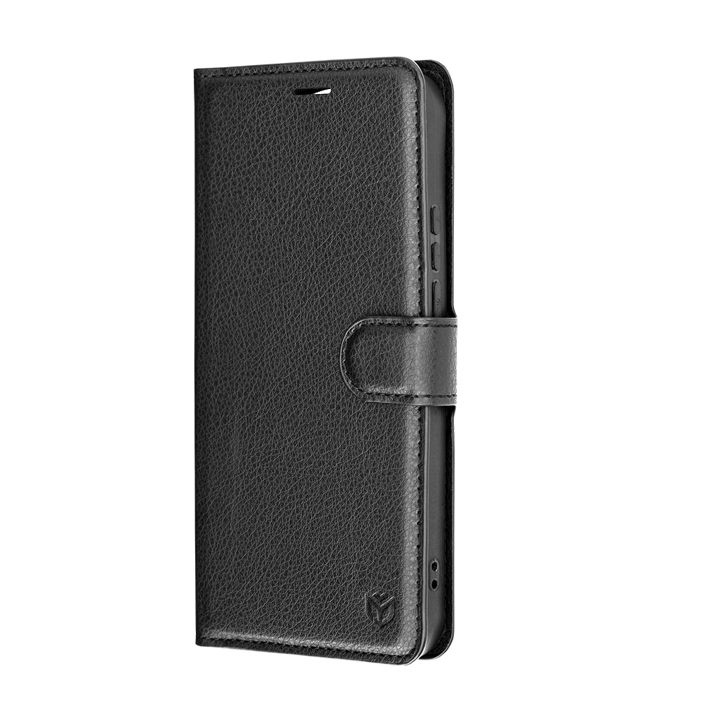 Husă Xiaomi 17 Ultra tip portofel Techsuit Leather Folio, negru – imagine 4