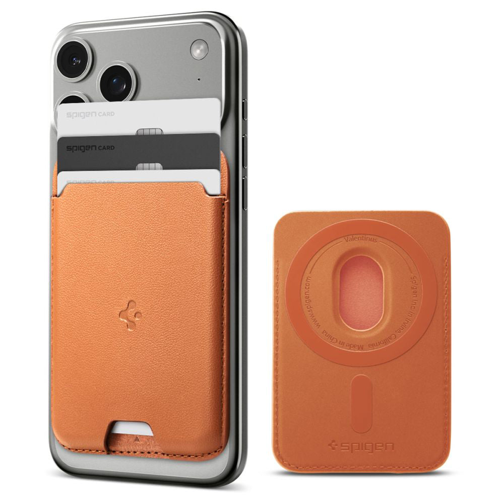 Portofel MagSafe Spigen Valentinus MagFit 3 carduri – imagine 1
