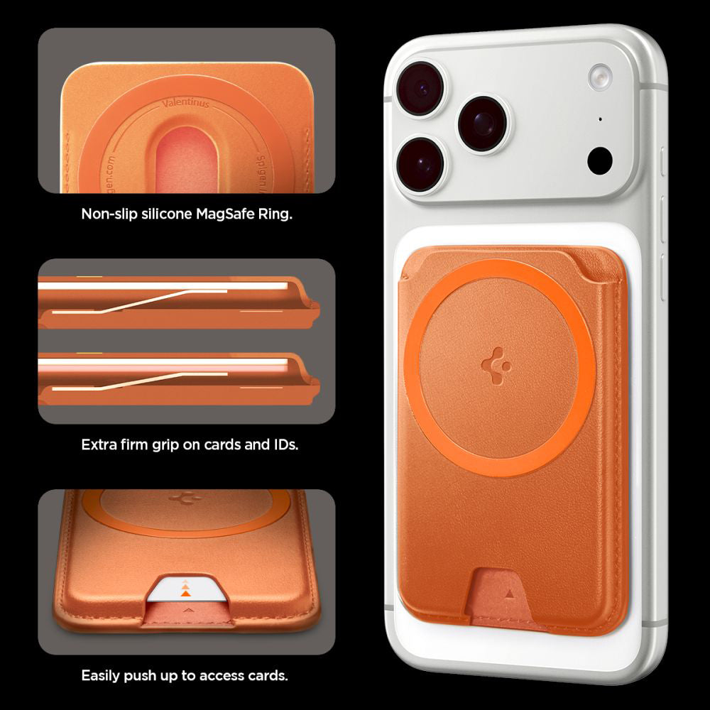 Portofel MagSafe Spigen Valentinus MagFit+ 3 carduri – imagine 5