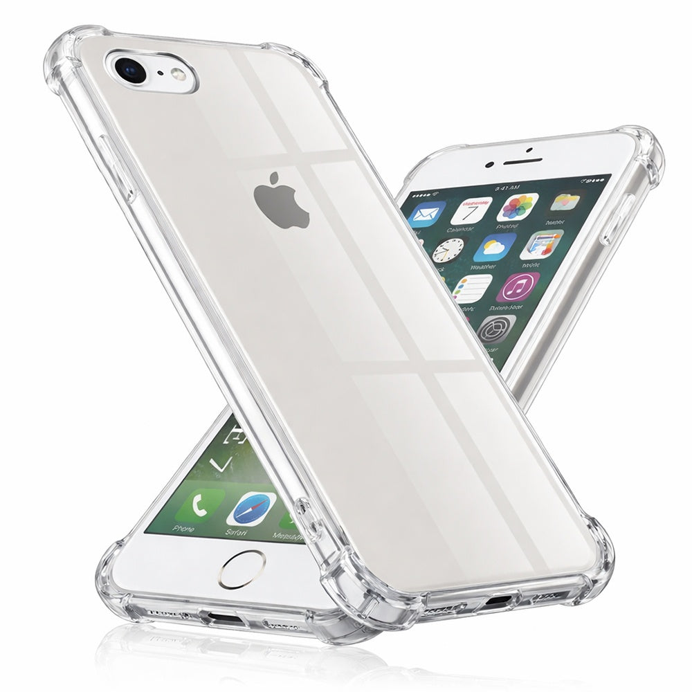 Husă transparentă Techsuit Shockproof Clear Silicone iPhone 7 – imagine 1