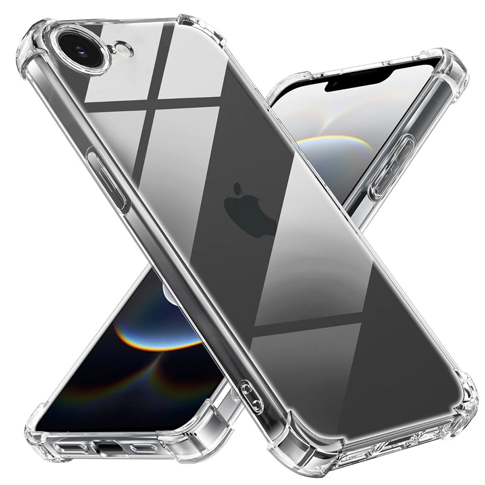 Husă transparentă Techsuit Shockproof Clear Silicone iPhone 16e / 17e – Transparent – imagine 1
