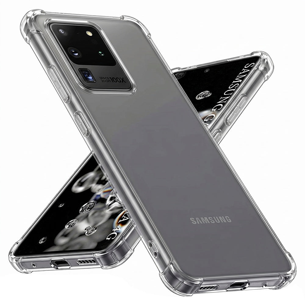 Husă transparentă Techsuit Shockproof Clear Silicone Galaxy S20 Ultra – imagine 1