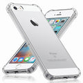Husă transparentă Techsuit Shockproof Clear Silicone iPhone 5 – imagine 1