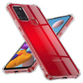 Husă transparentă Techsuit Shockproof Clear Silicone Galaxy A21s – Transparent – imagine 1