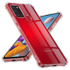 Husă transparentă Techsuit Shockproof Clear Silicone Galaxy A21s – Transparent – imagine 1