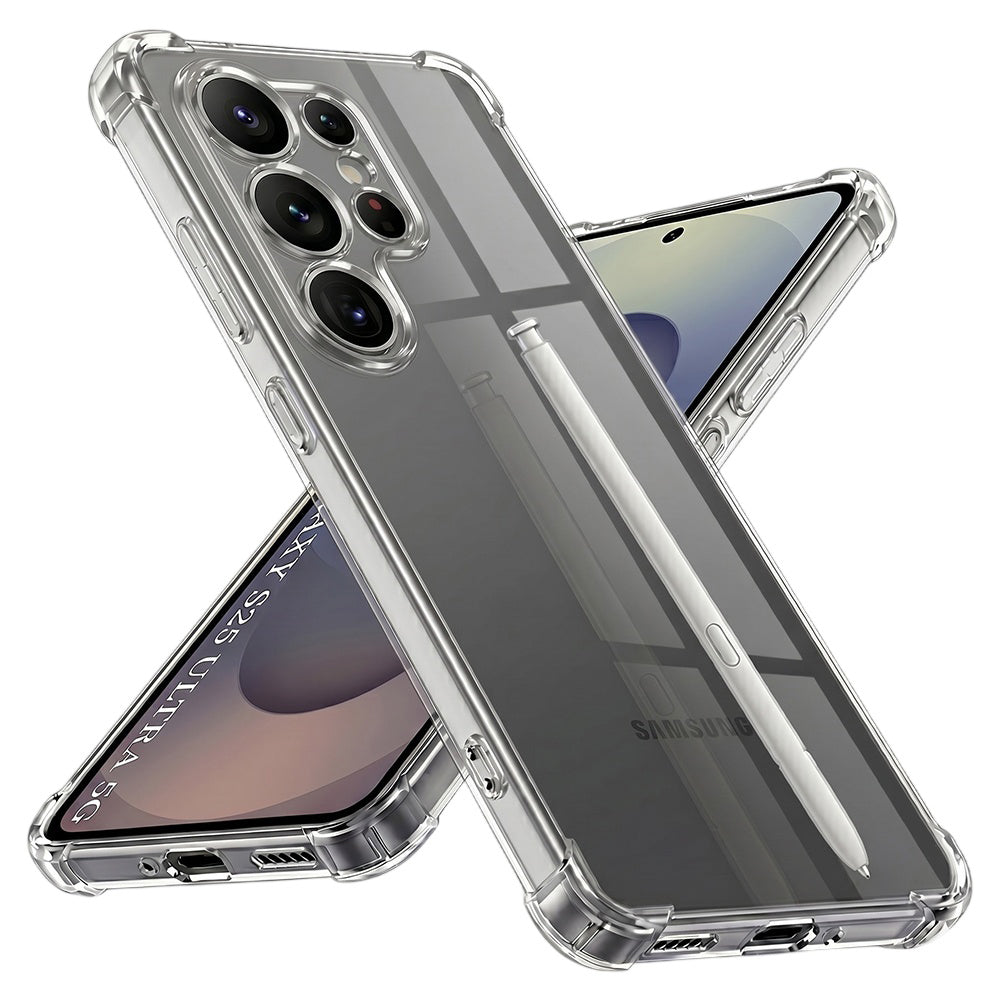Husă transparentă Techsuit Shockproof Clear Silicone Galaxy S25 Ultra – Transparent – imagine 2