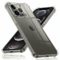 Husă transparentă Techsuit Shockproof Clear Silicone iPhone 12 Pro – imagine 1