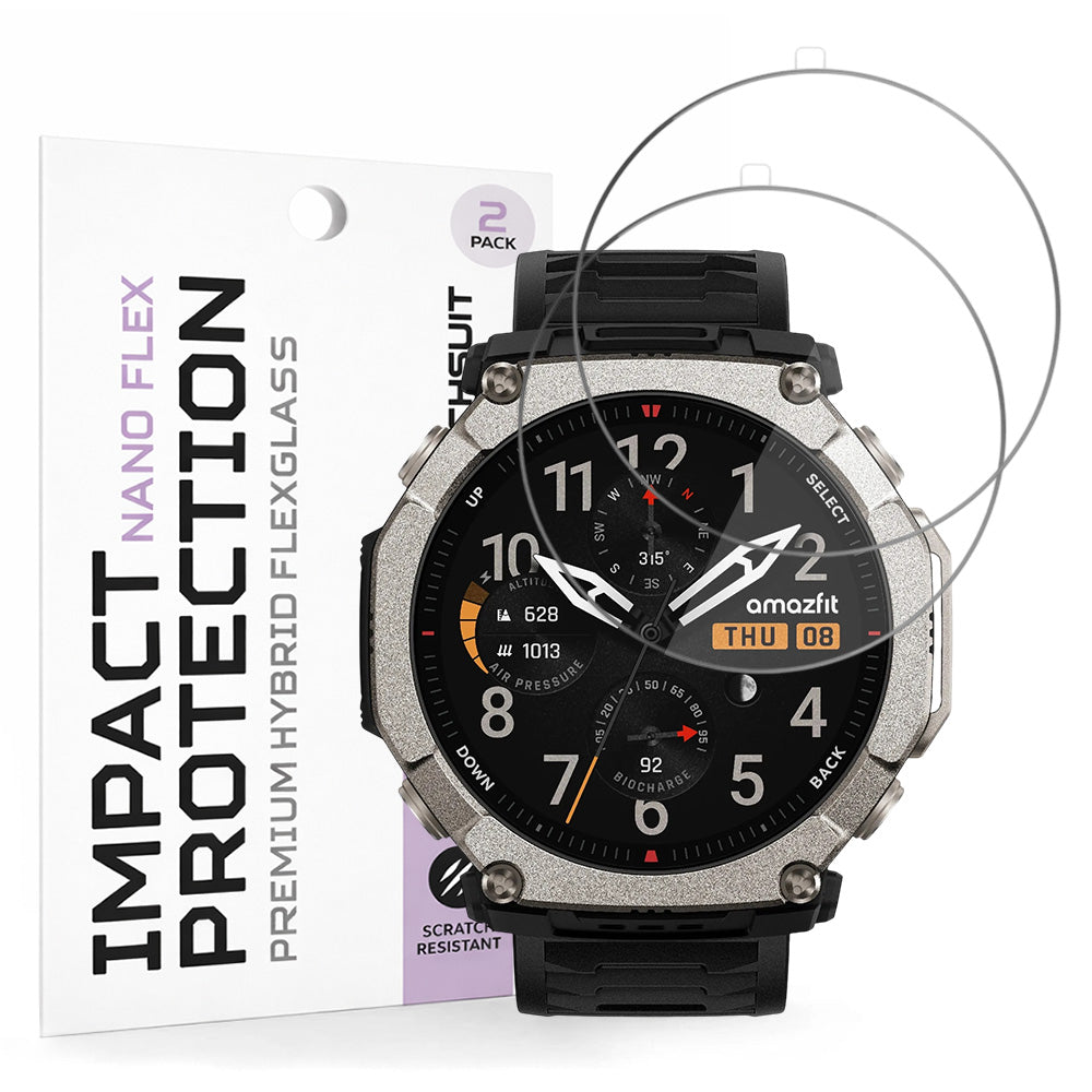Folie Amazfit T-Rex Ultra 2 Techsuit Nano Flex, 2 buc. – imagine 1
