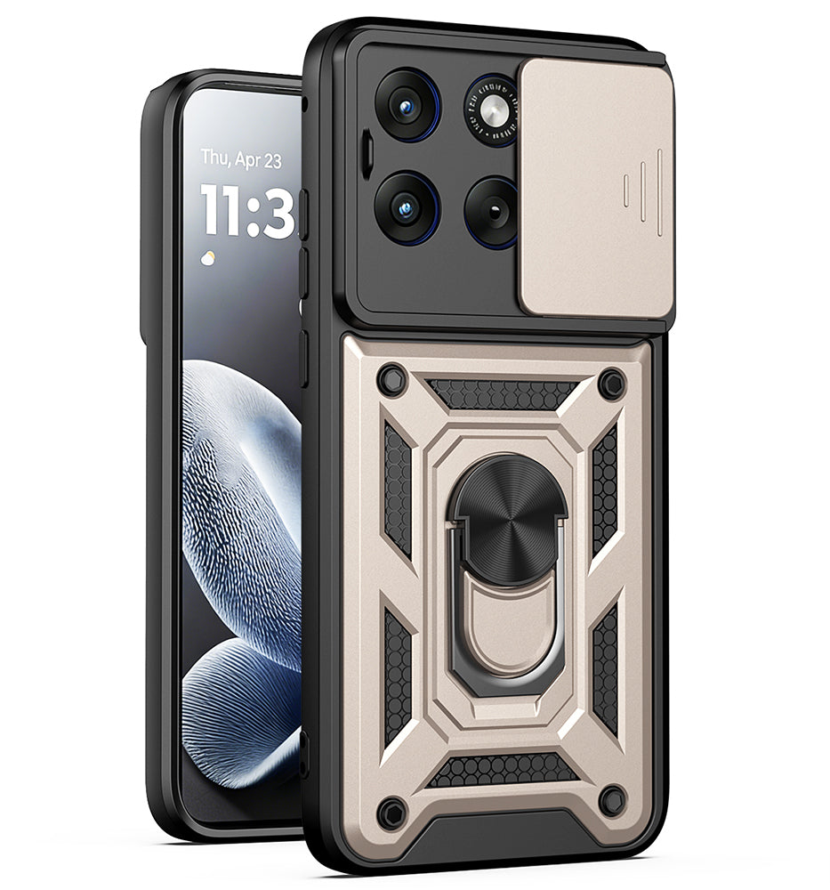 Husă Motorola Edge 70 Fusion Techsuit CamShield, auriu – imagine 1