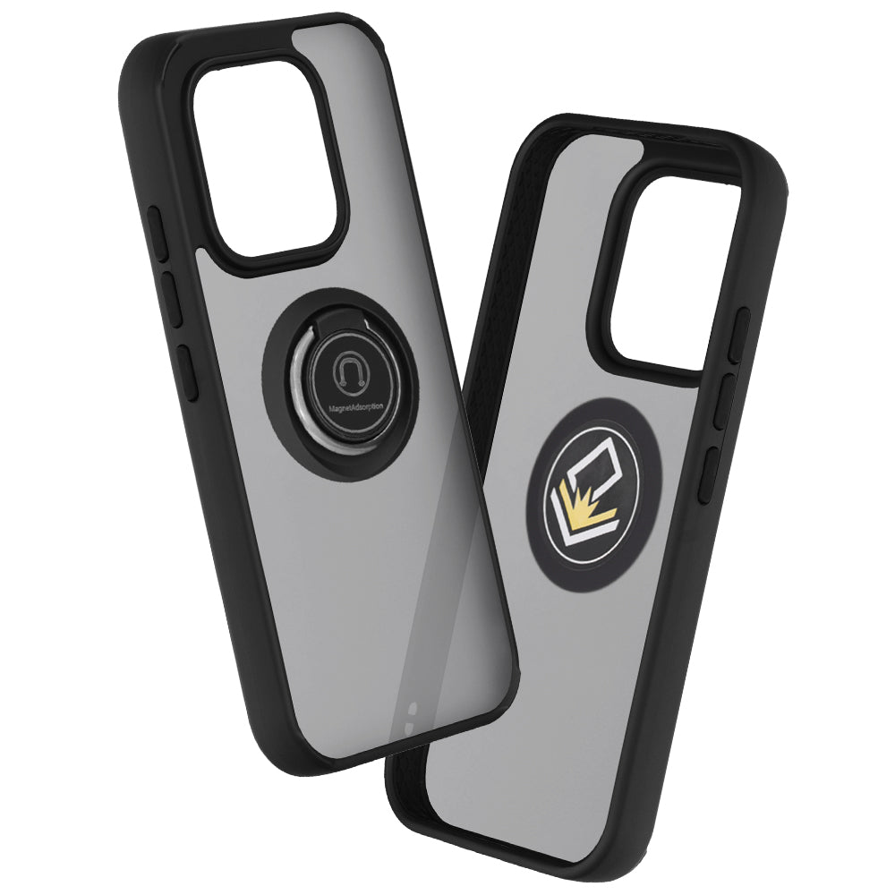 Husă Xiaomi 17 Techsuit Glinth cu inel magnetic, negru – imagine 5