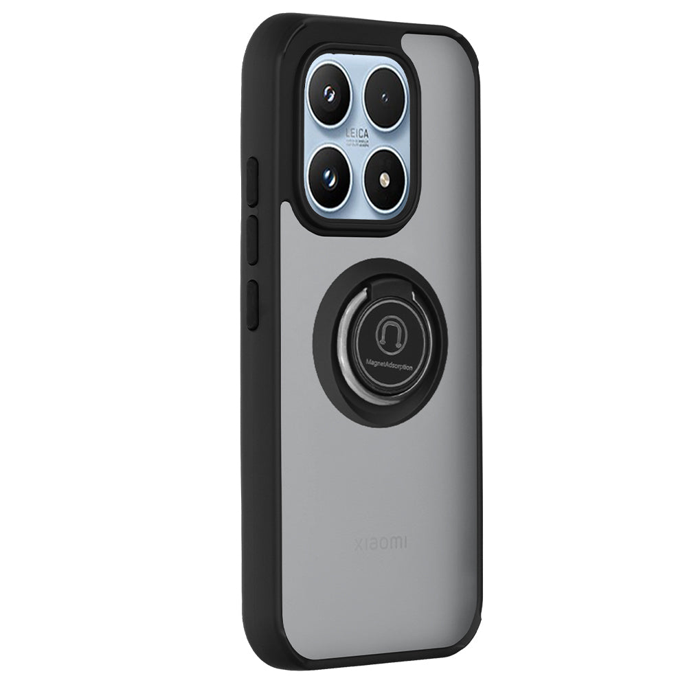 Husă Xiaomi 17 Techsuit Glinth cu inel magnetic, negru – imagine 4