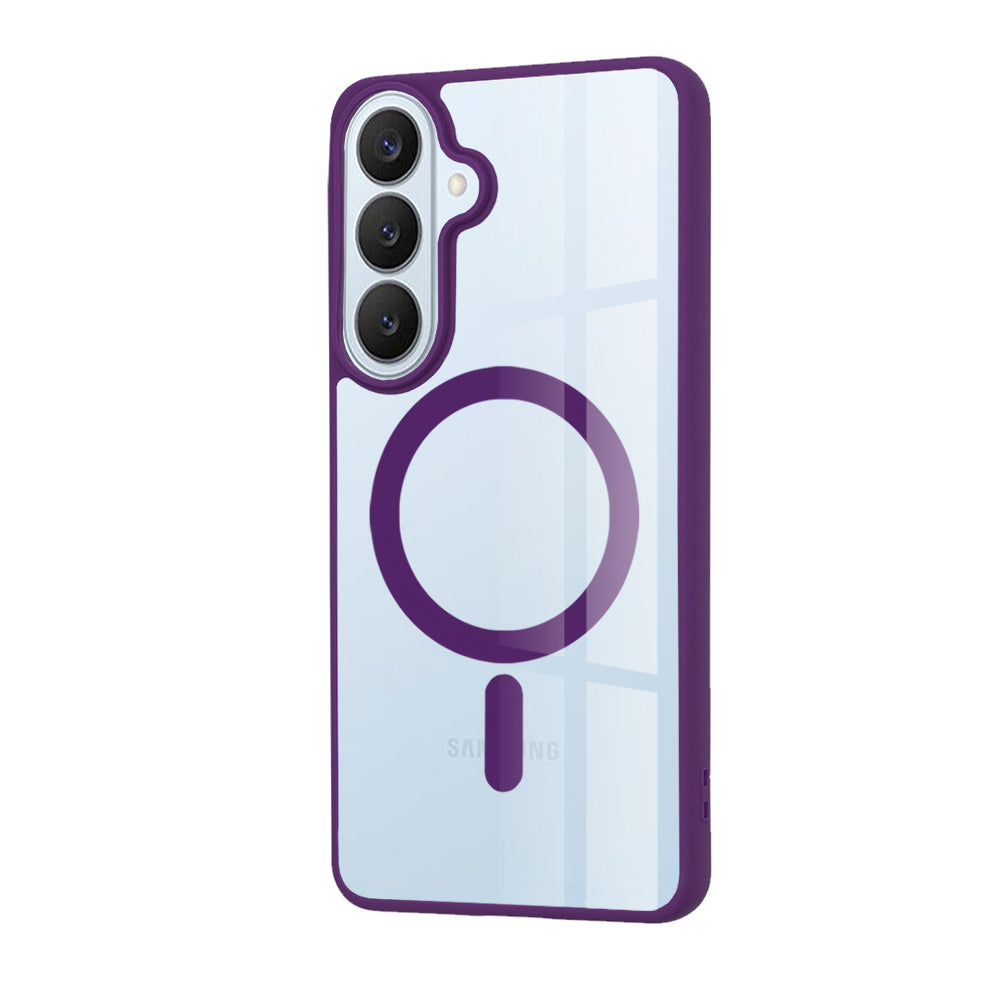 Husă transparentă Techsuit MagSafe Pro Galaxy S26 Plus – Mov – imagine 3