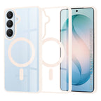 Husă transparentă Techsuit MagSafe Pro Galaxy S26 Plus – Roz nude – imagine 13