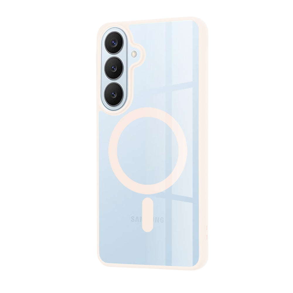 Husă transparentă Techsuit MagSafe Pro Galaxy S26 Plus – Roz nude – imagine 15