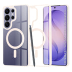 Husă transparentă Techsuit MagSafe Pro Galaxy S26 Ultra – Roz nude – imagine 14