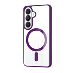 Husă transparentă Techsuit MagSafe Pro Galaxy S26 – Mov – imagine 3