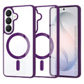 Husă transparentă Techsuit MagSafe Pro Galaxy S26 – Mov – imagine 1