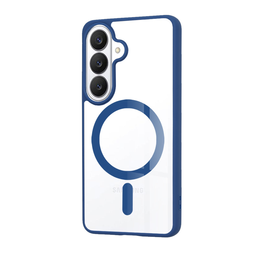 Husă transparentă Techsuit MagSafe Pro Galaxy S26 – Albastru – imagine 13