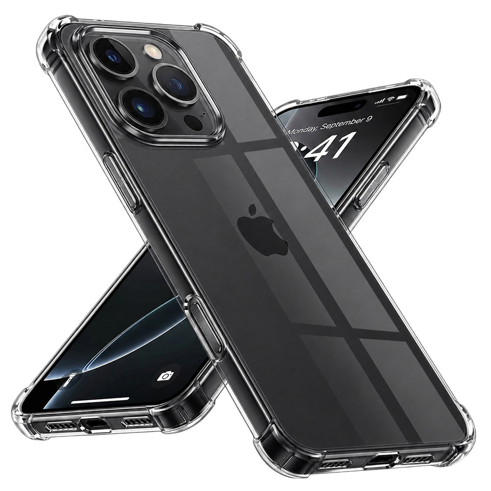 Husă transparentă Techsuit Shockproof Clear Silicone iPhone 16 Pro Max – imagine 1