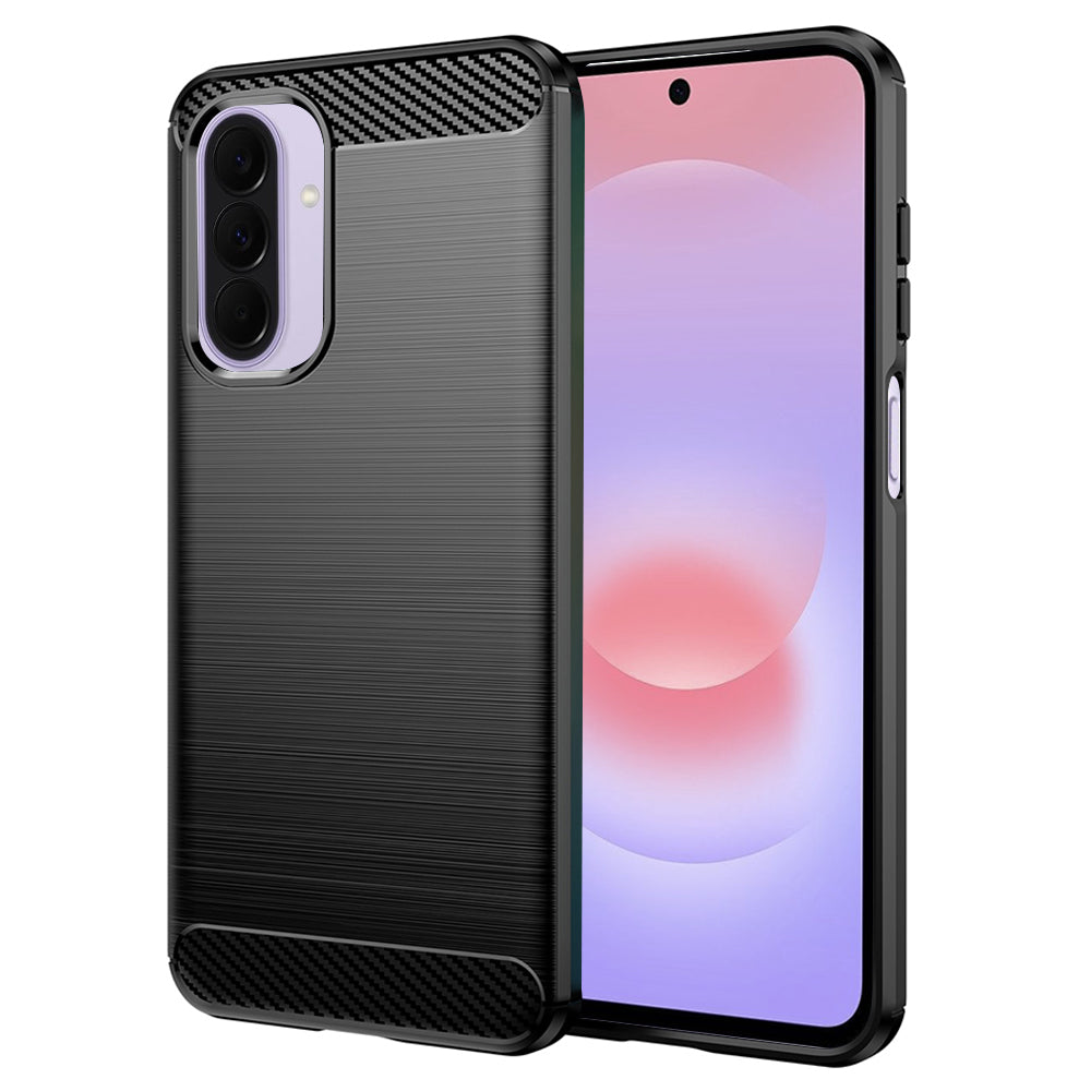 Husă Techsuit Carbon Silicone Galaxy A27 5G – Negru – imagine 1
