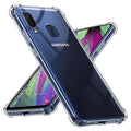 Husă transparentă Techsuit Shockproof Clear Silicone Galaxy A40 – Transparent – imagine 1