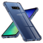 Husă transparentă Techsuit Shockproof Clear Silicone Galaxy S10e – Negru fumuriu – imagine 2