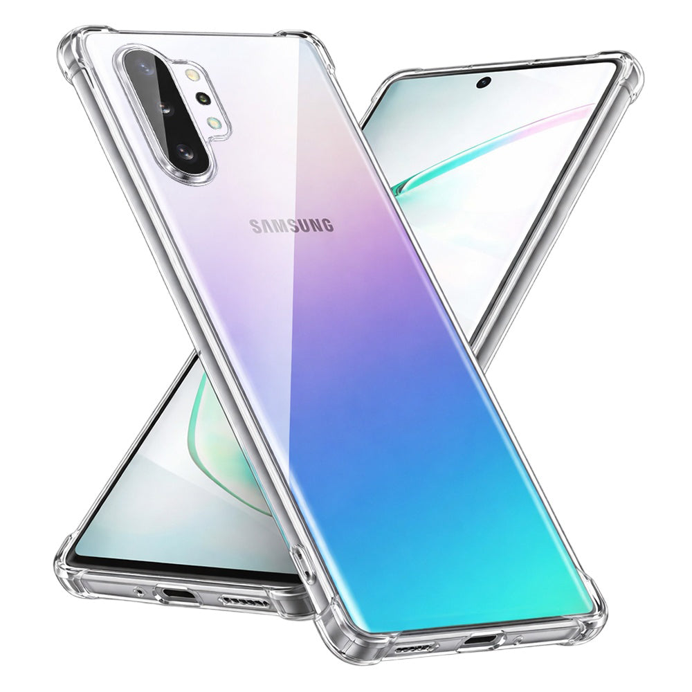 Husă transparentă Techsuit Shockproof Clear Silicone Galaxy Note 10 – Transparent – imagine 1