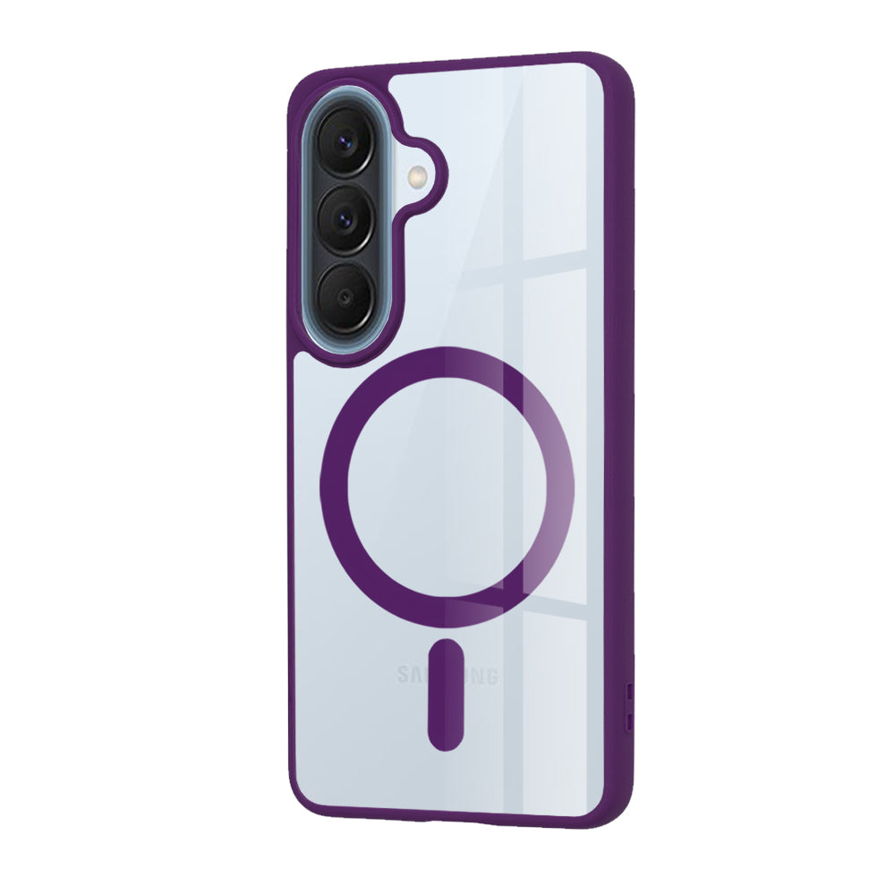 Husă transparentă Techsuit MagSafe Pro Galaxy A57 5G – Mov – imagine 3