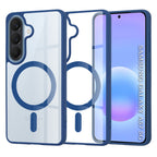 Husă transparentă Techsuit MagSafe Pro Galaxy A57 5G – Albastru – imagine 8