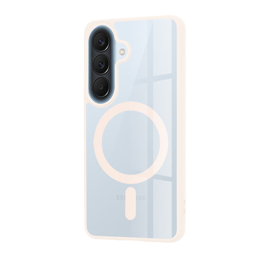 Husă transparentă Techsuit MagSafe Pro Galaxy A57 5G – Roz nude – imagine 16